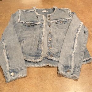 Women’s Macaron jean jacket size medium